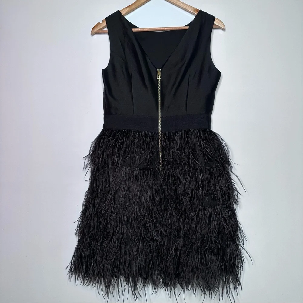 Sail to Sable Black Feathered Dress - Picture 8 of 12